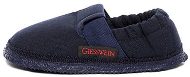 GIESSWEIN Aichach children's slippers - Breathable cotton slippers, lightweight slippers for girls and boys, soft latex sole on sale